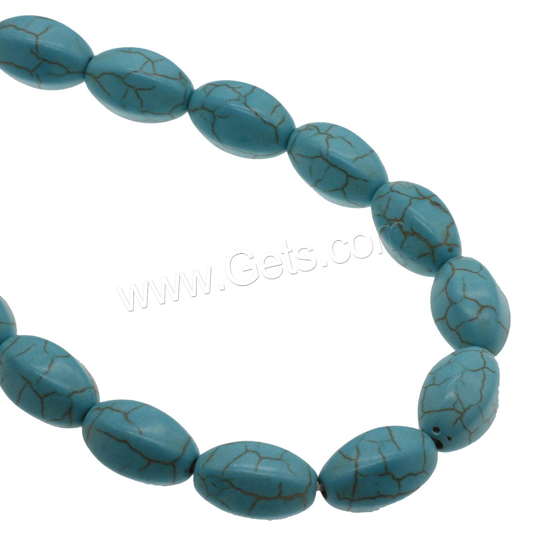 Synthetic Turquoise Beads, different size for choice, skyblue, Hole:Approx 1mm, Sold By Strand