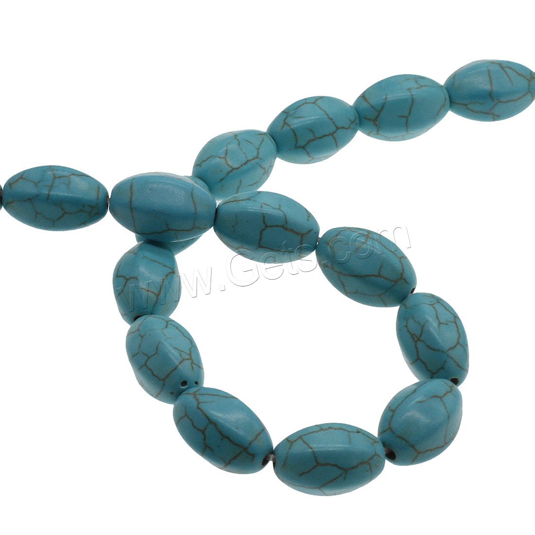 Synthetic Turquoise Beads, different size for choice, skyblue, Hole:Approx 1mm, Sold By Strand