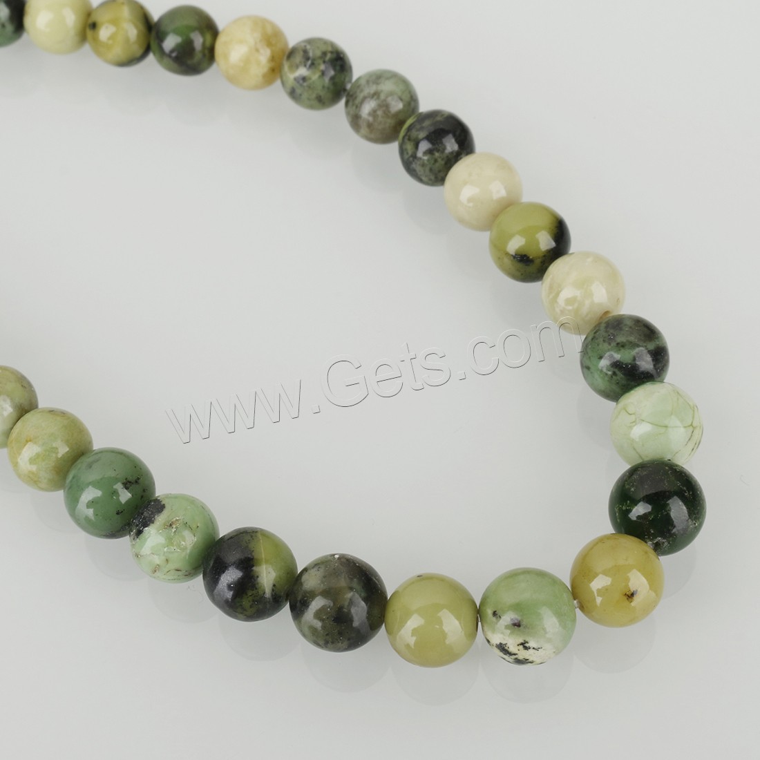 Australie Jade goutte, Rond, DIY & normes différentes pour le choix, Trou:Environ 1.5mm, Longueur:Environ 15.5 pouce, Vendu par brin