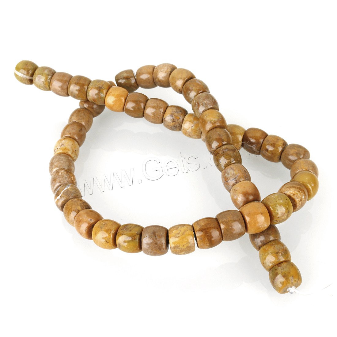 Field-yellow Stone Beads, Rondelle, DIY & different size for choice, Hole:Approx 2mm, Length:Approx 16 Inch, Sold By Strand