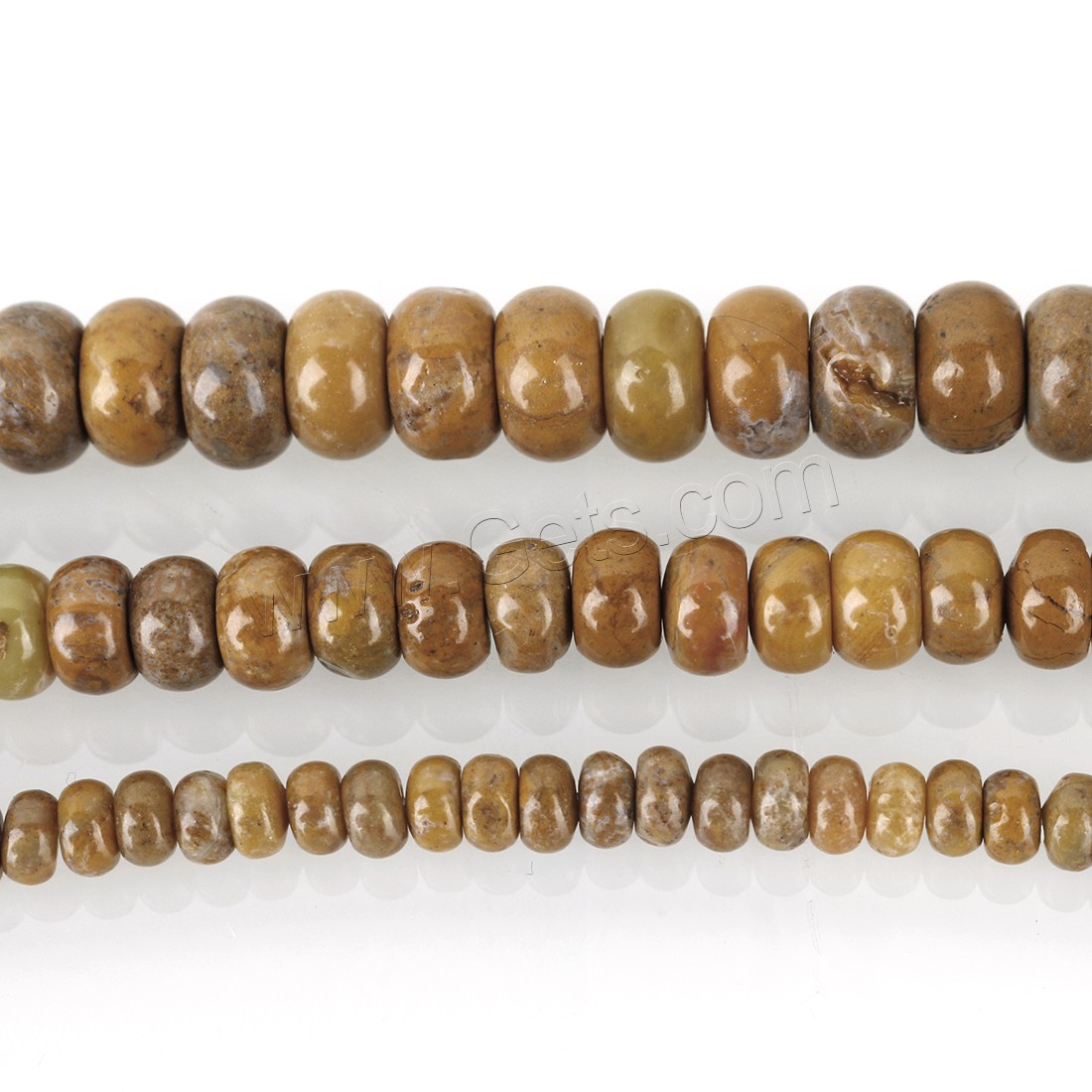 Field-yellow Stone Beads, Abacus, DIY & different size for choice, Hole:Approx 1mm, Length:Approx 16 Inch, Sold By Strand