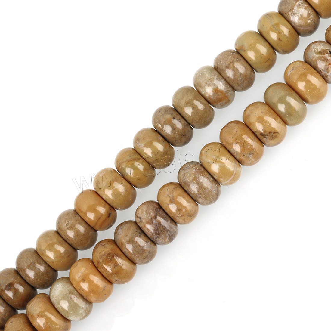 Field-yellow Stone Beads, Abacus, DIY & different size for choice, Hole:Approx 1mm, Length:Approx 16 Inch, Sold By Strand