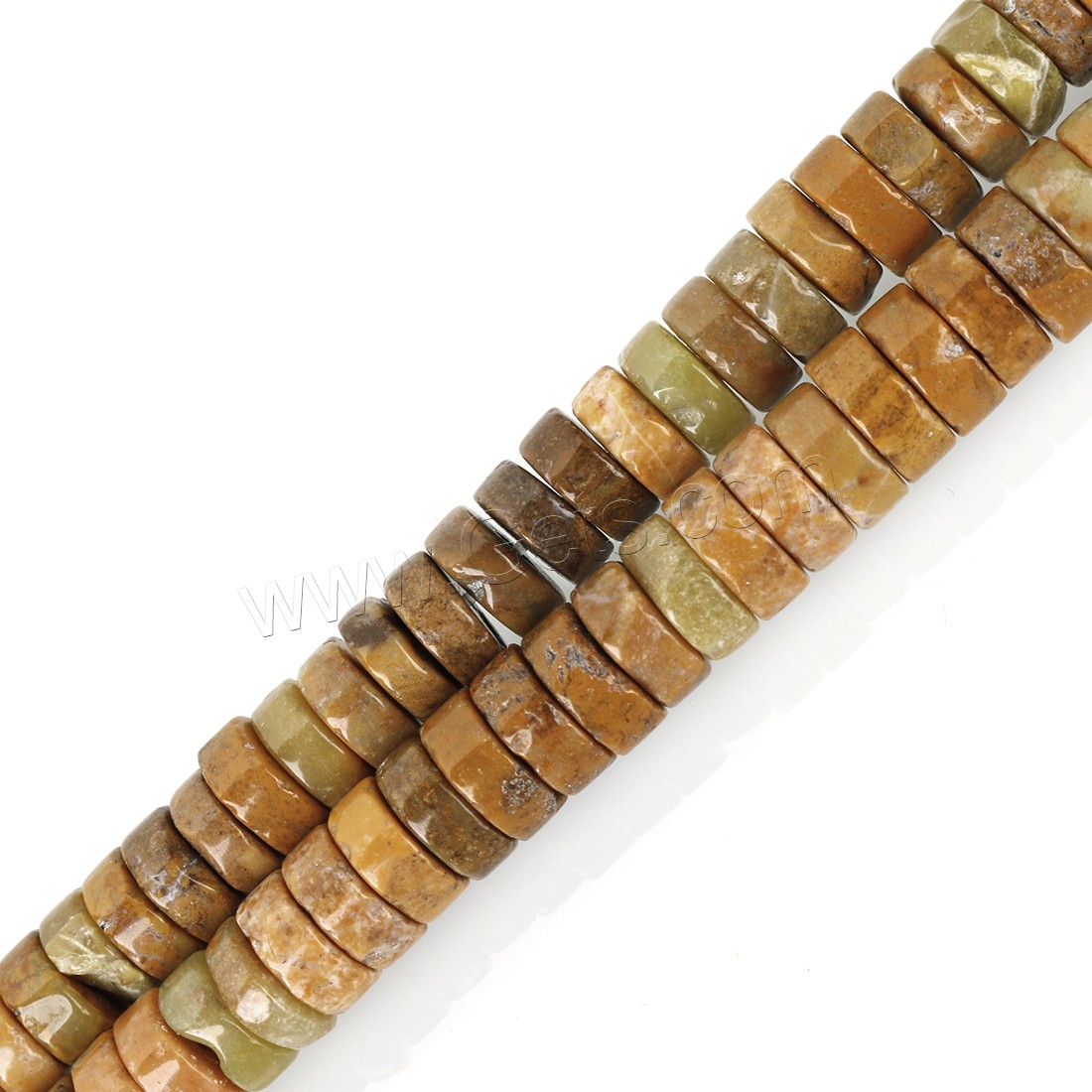 Field-yellow Stone Beads, Flat Round, DIY & different size for choice, Length:Approx 16 Inch, Sold By Strand