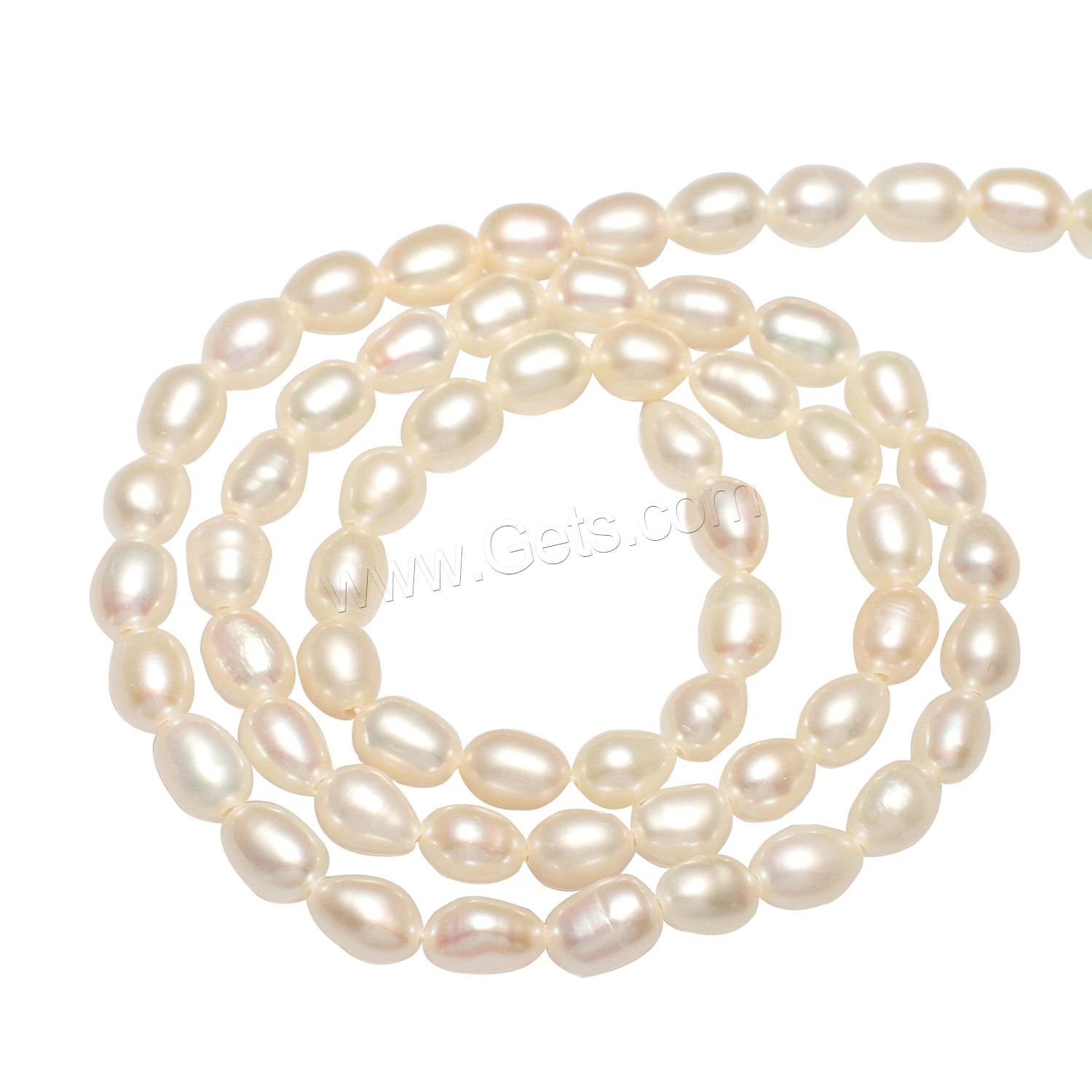 Perlas Arroz Freshwater, Perlas cultivadas de agua dulce, natural, diverso tamaño para la opción, más colores para la opción, agujero:aproximado 0.8mm, longitud:aproximado 14.1 Inch, Vendido por Sarta