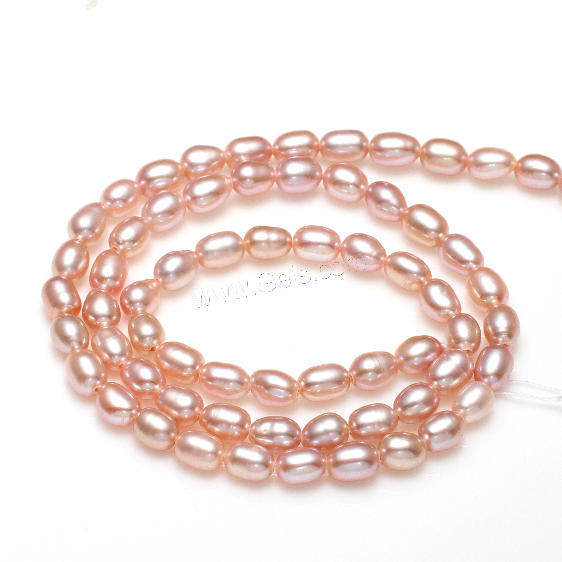 Perlas Arroz Freshwater, Perlas cultivadas de agua dulce, natural, diverso tamaño para la opción, más colores para la opción, agujero:aproximado 0.8mm, longitud:aproximado 14.1 Inch, Vendido por Sarta