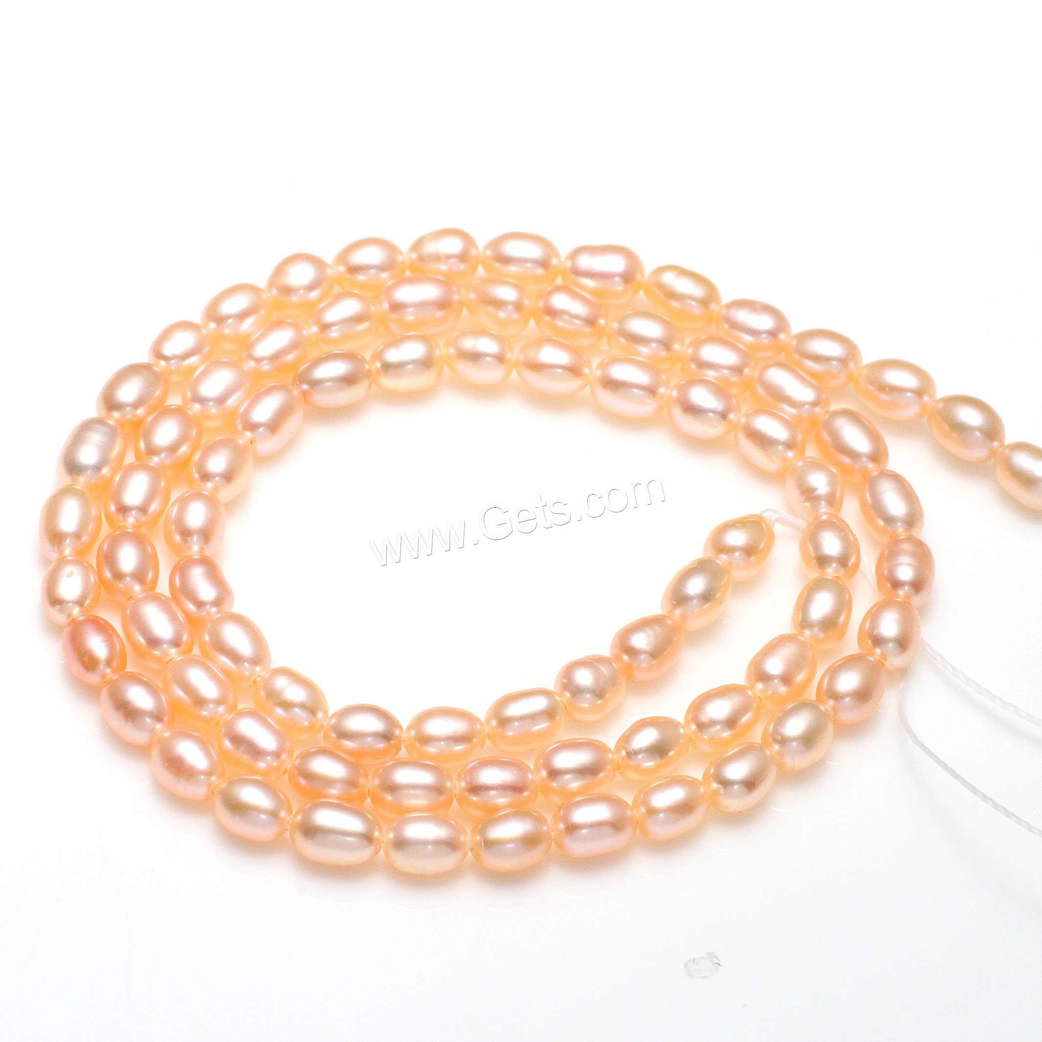 Perlas Arroz Freshwater, Perlas cultivadas de agua dulce, natural, diverso tamaño para la opción, más colores para la opción, agujero:aproximado 0.8mm, longitud:aproximado 14.1 Inch, Vendido por Sarta