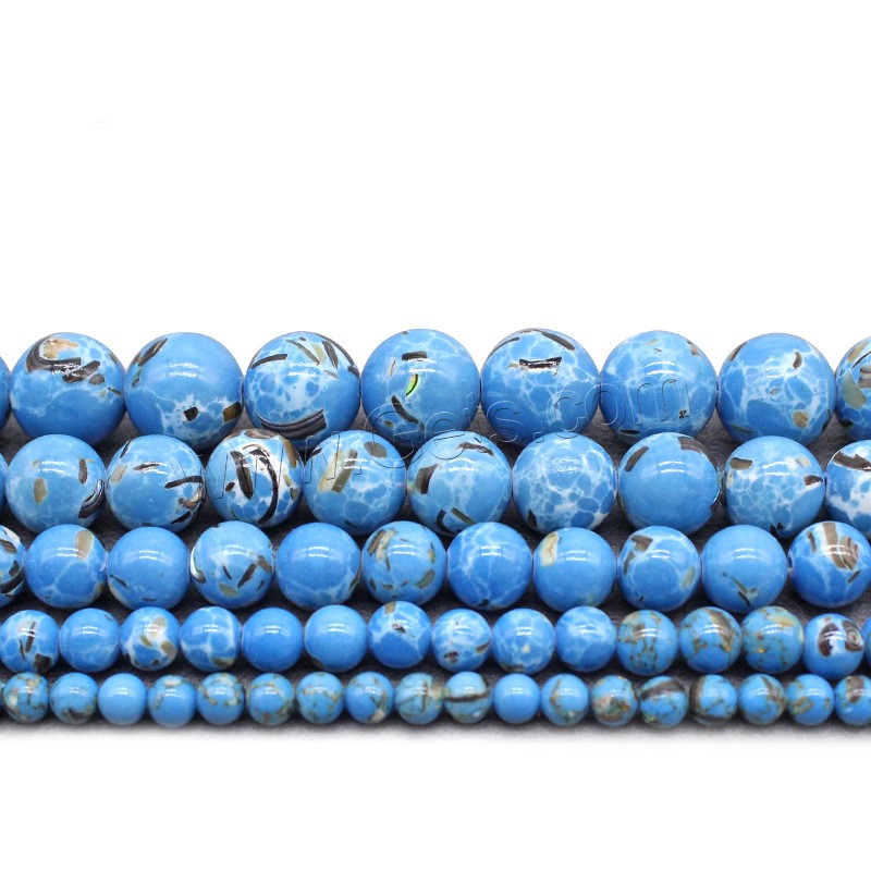 Synthetic Turquoise Beads, Round, DIY & different size for choice, more colors for choice, Hole:Approx 1mm, Sold By Strand