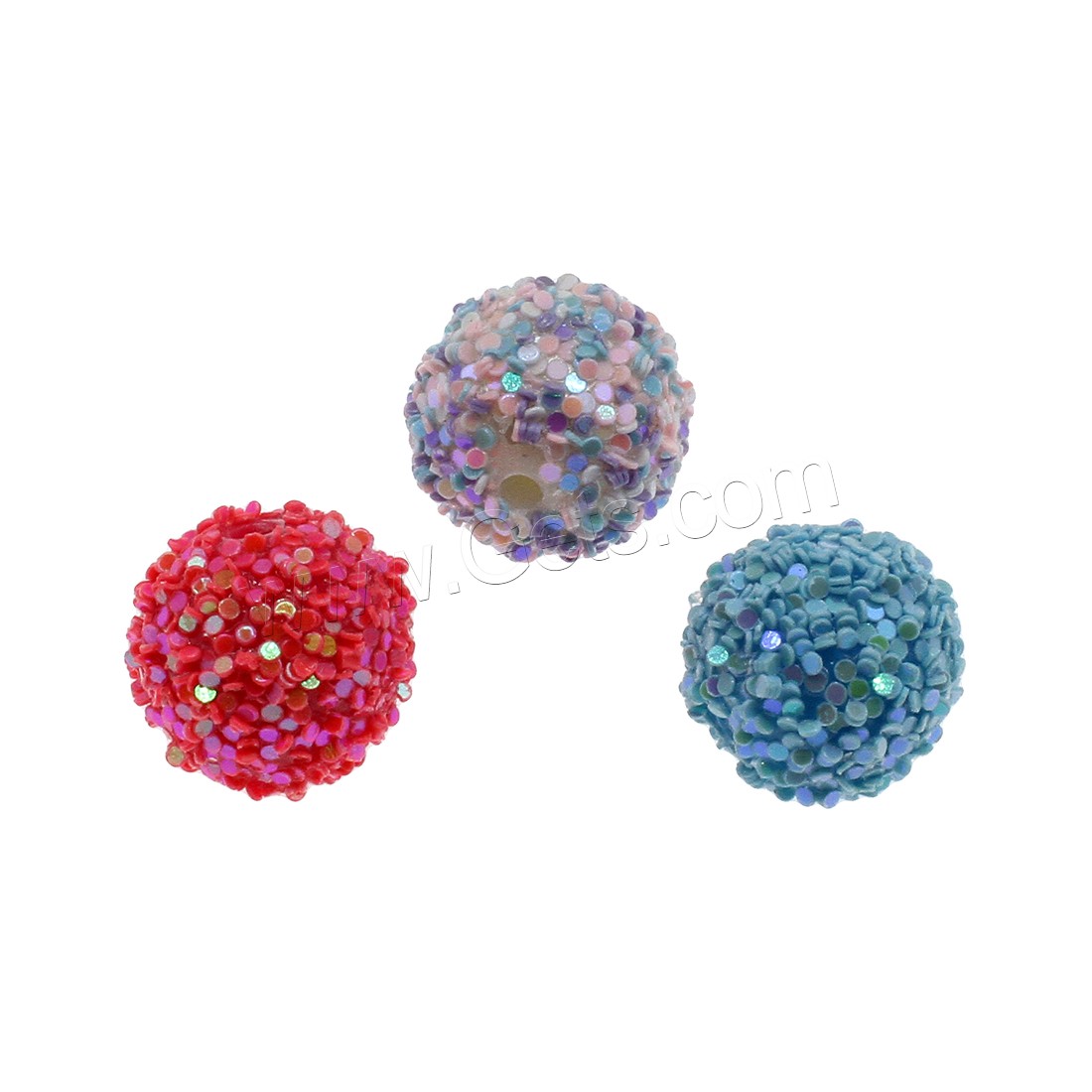 Acrylic Jewelry Beads, Round, different size for choice, more colors for choice, Hole:Approx 2mm, Sold By Bag