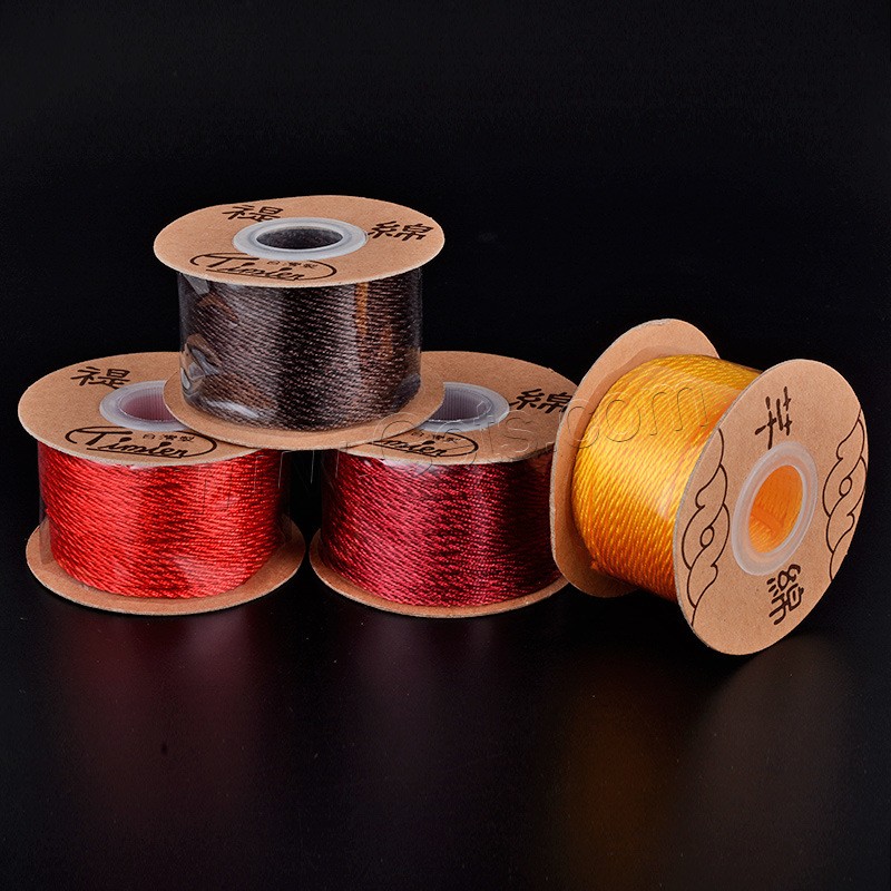 Polyamide Cord, with paper spool, different size for choice, more colors for choice, Approx 25m/Spool, Sold By Spool