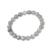 Moonstone Bracelet, fashion jewelry & Unisex 6-6.5mmuff0c7-7.5mmuff0c8-8.5mmuff0c9-9.5mmuff0c10-10.5mm 