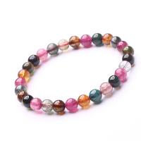 Bracelet de tourmaline, bijoux de mode & normes différentes pour le choix & pour femme, multicolore, 18cm, Vendu par PC