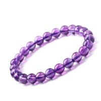 Amethyst Armband, rund, poliert, Modeschmuck & unisex, violett, 18cm, verkauft von PC