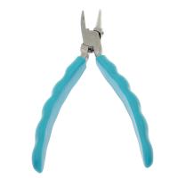 acier inoxydable Pince de nez d’aiguille, avec Plastique, Portable & durable, bleu Vendu par PC