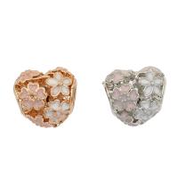 Enamel Zinc Alloy European Beads, plated Approx 4.8mm 