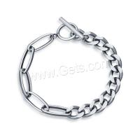 Titan Edelstahl Armband / Armreif, Titanstahl, Modeschmuck & unisex, keine, 19.5x0.8cm, verkauft von PC