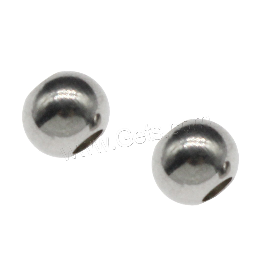 Stainless Steel Beads, Round, different size for choice, more colors for choice, Hole:Approx 2.7mm, 500PCs/Bag, Sold By Bag