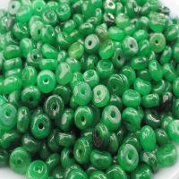 Jadite colgante, Esmalte, Bricolaje, verde, 3x6mm, Vendido por UD