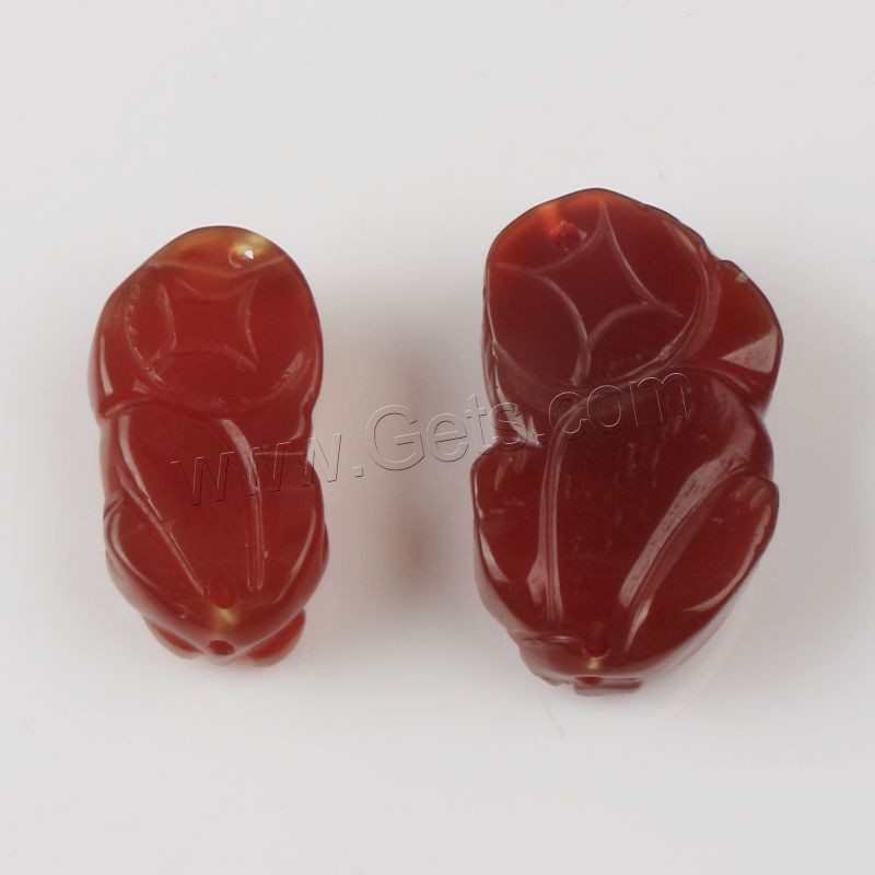 Red Agate Pendants, Mythical Wild Animal, Carved, different size for choice, red, Sold By PC