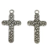 Zinc Alloy Cross Pendants, plated Approx 3mm, Approx 