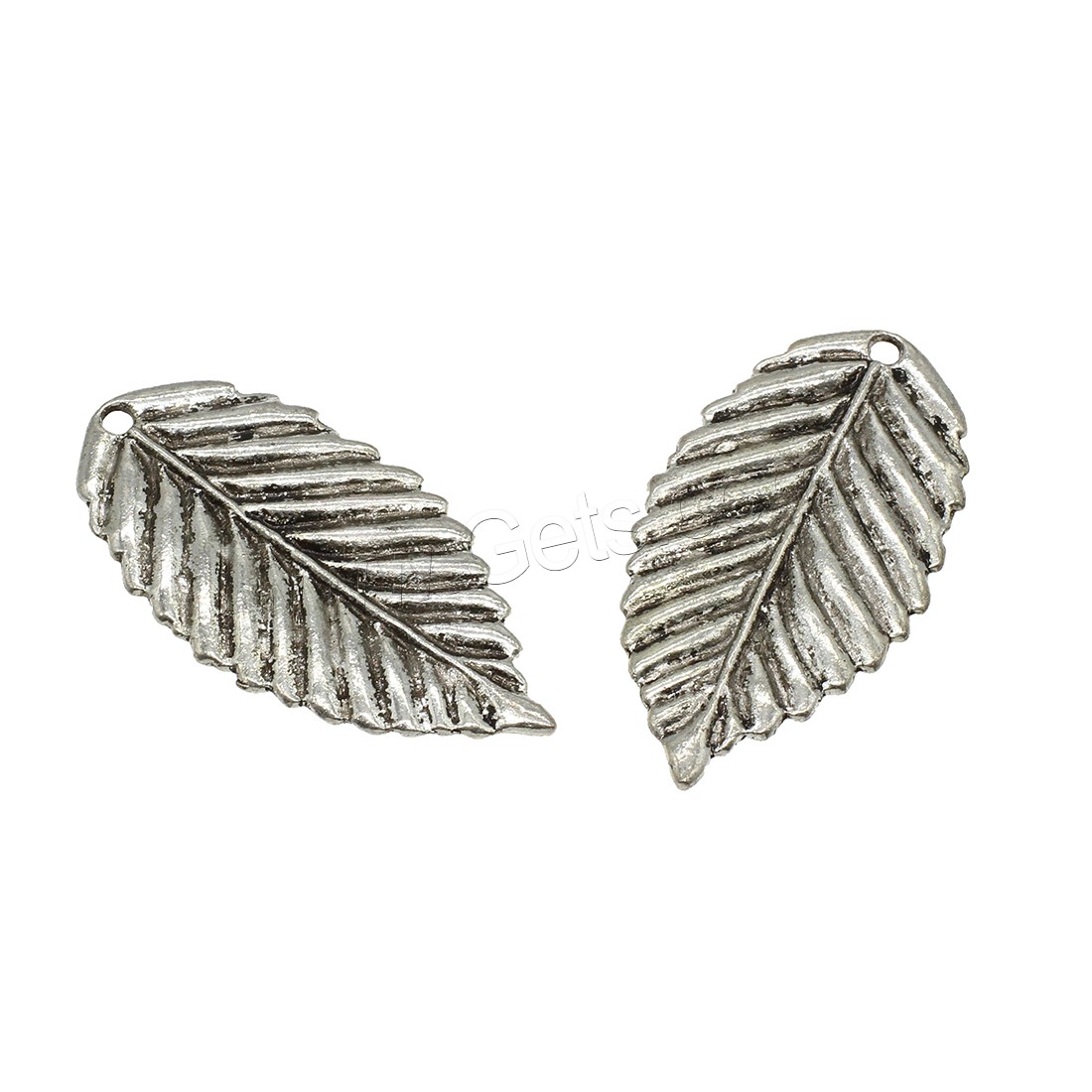 Zinc Alloy Leaf Pendants, plated, more colors for choice, 26.5x50.5x1.7mm, Hole:Approx 2.5mm, Approx 147PCs/KG, Sold By KG