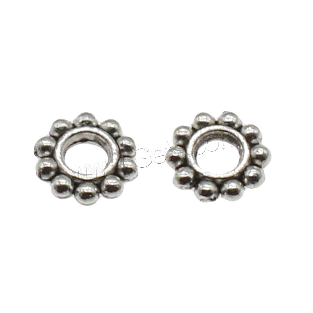 Zinc Alloy Spacer Beads, plated, more colors for choice, 6x1.5mm, Hole:Approx 2.4mm, Approx 5000PCs/KG, Sold By KG