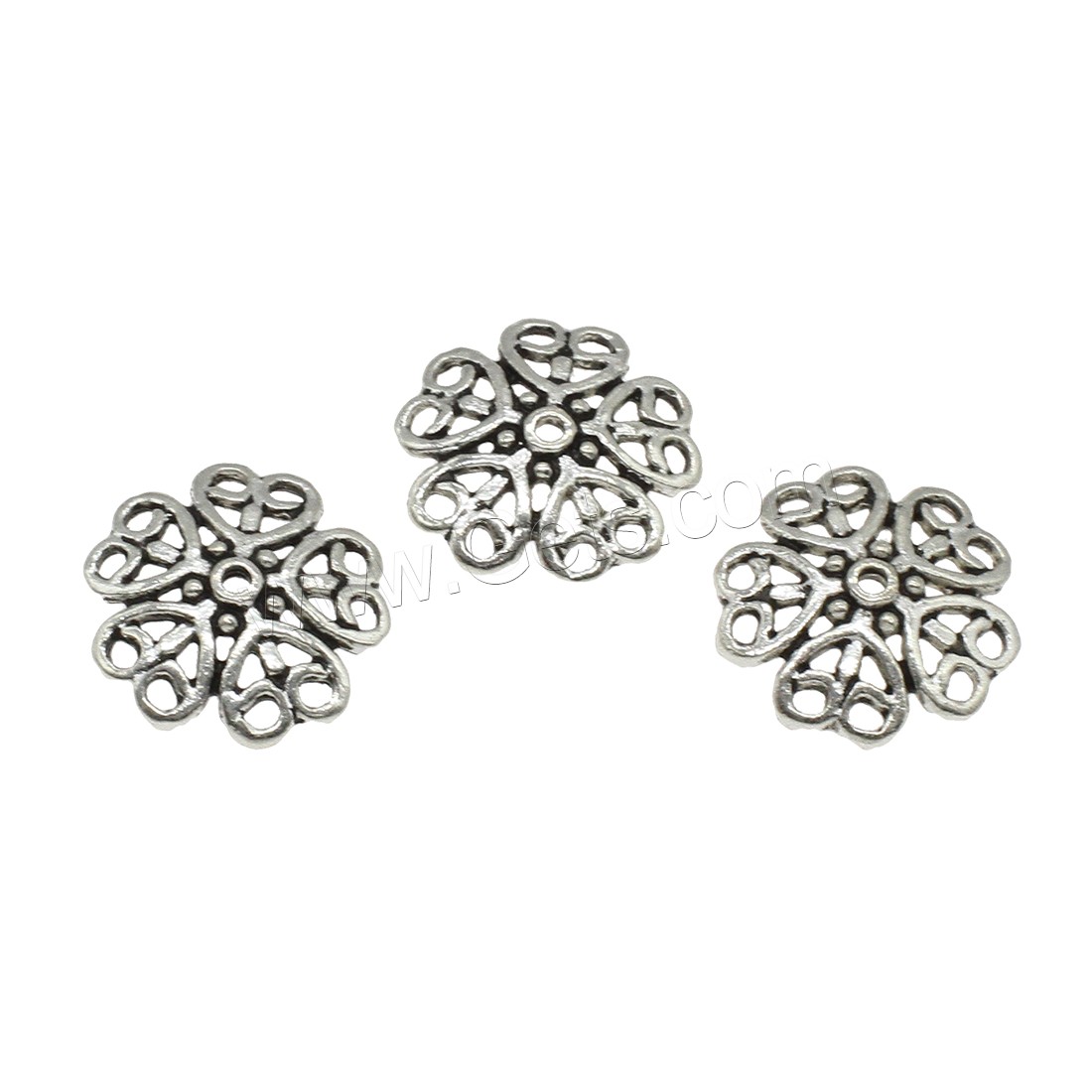 Zinc Alloy Bead Caps, plated, hollow, more colors for choice, 18x3.5mm, Hole:Approx 1.5mm, Approx 588PCs/KG, Sold By KG