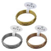 Strass Edelstahl Fingerring, plattiert, verschiedene Größen vorhanden & für Frau & mit Strass, keine, 4.5mm, verkauft von PC