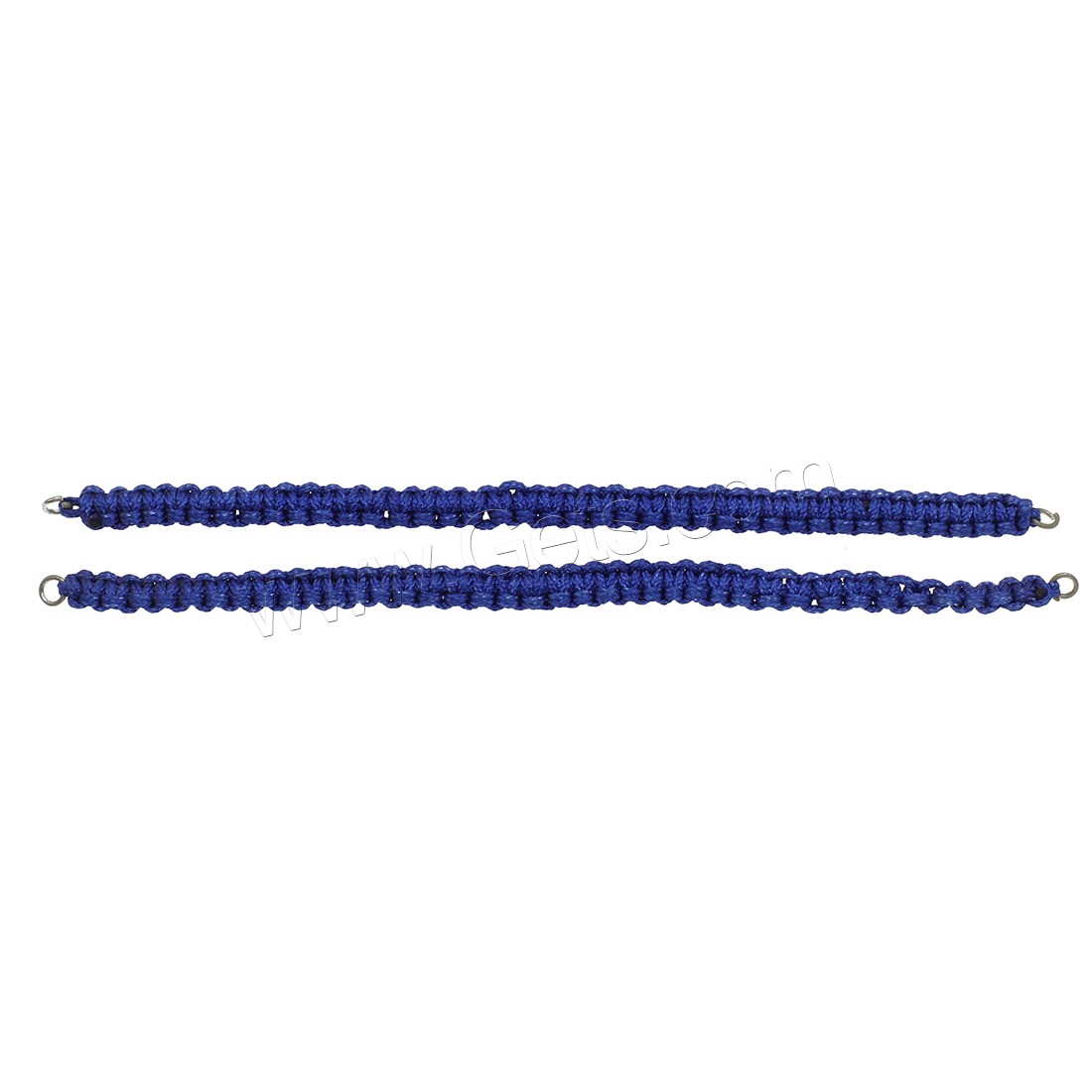 Nylon Armband-Cord, mit Messing, keine, 152*6*3mm, Bohrung:ca. 2.7mm, 10StrangStrang/Menge, verkauft von Menge