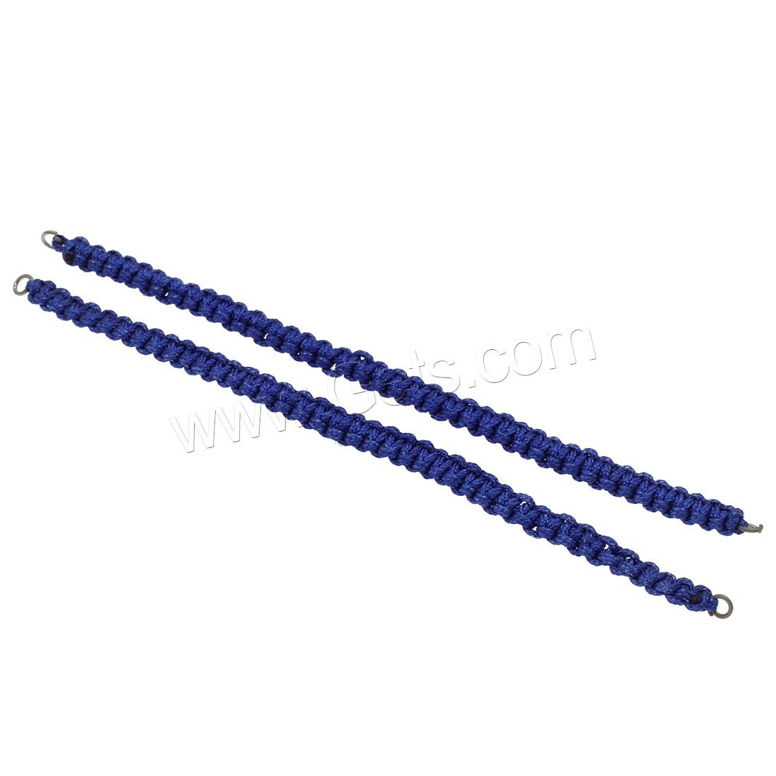 Nylon Armband-Cord, mit Messing, keine, 152*6*3mm, Bohrung:ca. 2.7mm, 10StrangStrang/Menge, verkauft von Menge