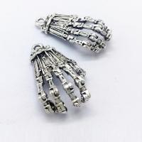 Zinc Alloy Hand Pendants, antique silver color plated Approx 1mm 