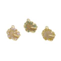 Zinc Alloy Enamel Pendants, gold color plated, Random Color Approx 1.5mm 