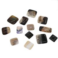 Gemstone Cabochons, Rectangle, random style, 25*25*6mm-40*40*8mm 