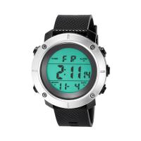 Reloj de Pulsera Unisex, Cuero de PU, con plástico ABS & acero inoxidable, movimiento chino, 30M resistente al agua & unisexo & luminoso, Negro, 55*52mm, longitud:aproximado 10.4 Inch, Vendido por UD