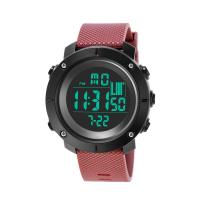 Reloj de Pulsera Unisex, Cuero de PU, con plástico ABS & acero inoxidable, movimiento chino, 30M resistente al agua & unisexo & luminoso, Rosado, 55*52mm, longitud:aproximado 10.4 Inch, Vendido por UD