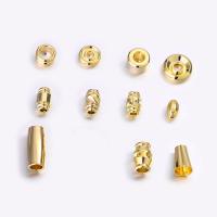 Beaucoup de perles de cuivre, laiton, Placage de couleur d'or, DIY & styles différents pour le choix, Vendu par PC