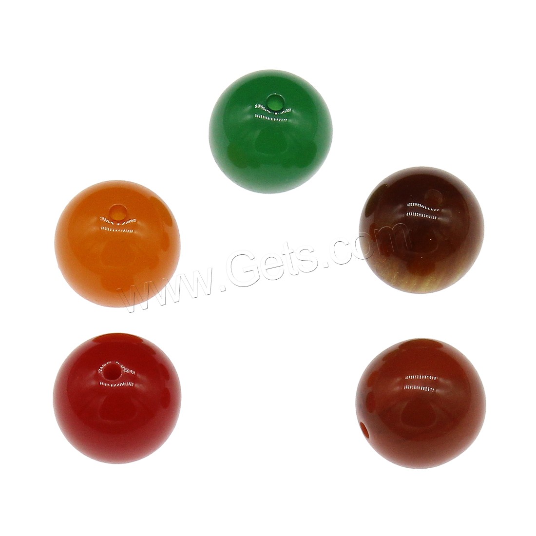 Resin Jewelry Beads, Round, different size for choice, more colors for choice, Sold By Bag