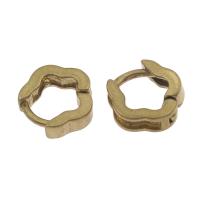 Brass Huggie Hoop Earring, fashion jewelry & for woman, original color 