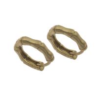 Brass Huggie Hoop Earring Finding, DIY, original color 