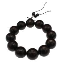 Pterocarpus Santalinus bracelet, Rond, bijoux de mode & unisexe & normes différentes pour le choix, brun, Vendu par brin