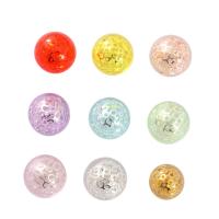 Transparent Acrylic Beads, fashion jewelry & DIY & no hole & inner flower nickel, lead & cadmium free, 18*16mm 