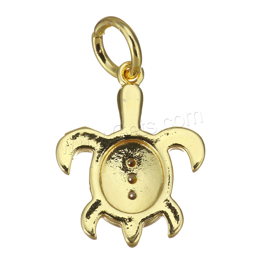 Animal Brass Pendants, Turtle, plated, different styles for choice & micro pave cubic zirconia & enamel, more colors for choice, 13.5x17x2.5mm, Hole:Approx 4mm, Sold By PC