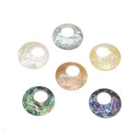 アワビ シェル ペンダント, アワビ貝, 楕円, ヴィンテージ & ファッションジュエリー & DIY, 無色 穴:約 12mm, 約 5パソコン/バッグ, 売り手 バッグ