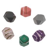 Acryl Schmuck Perlen, Vieleck, keine, 20x17x17mm, Bohrung:ca. 2mm, verkauft von PC