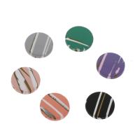 Acrylic Jewelry Beads, Flat Round Approx 1.5mm 