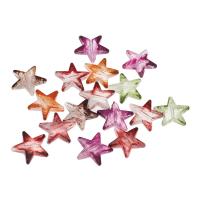 Acrylic Jewelry Beads, Flat Star Approx 1.5mm 