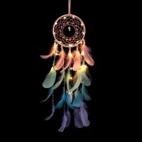 Fashion Dreamcatcher, PU Leder, mit Feder, handgemacht, verschiedene Stile für Wahl, 600x130mm, verkauft von PC