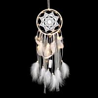 Fashion Dreamcatcher, Eisen, mit Spitze & Feder, handgemacht, für Zuhause und Büro & verschiedene Stile für Wahl, 710x165mm, verkauft von PC