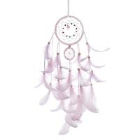 Fashion Dreamcatcher, Eisen, mit Feder & PU Leder, handgemacht, verschiedene Stile für Wahl, 550x110mm, verkauft von PC