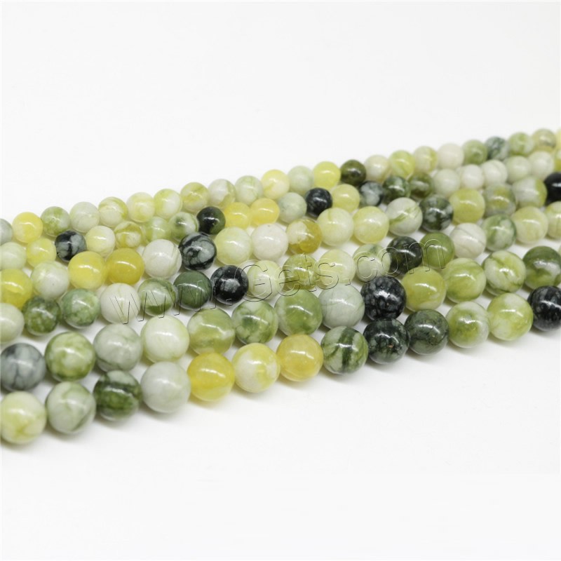 Synthetic Gemstone Beads, Round, polished, DIY & different size for choice, Hole:Approx 1mm, Sold By Strand