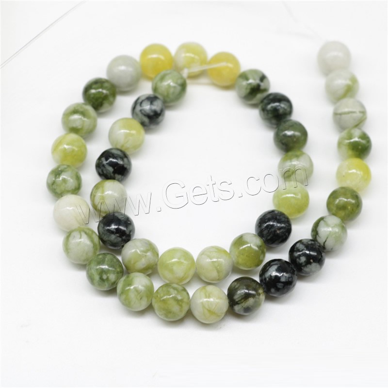 Synthetic Gemstone Beads, Round, polished, DIY & different size for choice, Hole:Approx 1mm, Sold By Strand